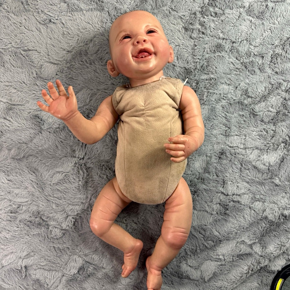 Reborn Baby Doll Aria by Ping Lao Handpainted Realistic weighted Vinyl Cloth